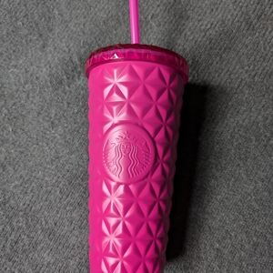 Starbucks Europe hot pink dion SS tumbler BNWT